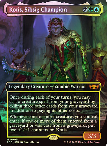 Kotis, Sibsig Champion (Borderless) Tarkir: Dragonstorm Commander (Foil)