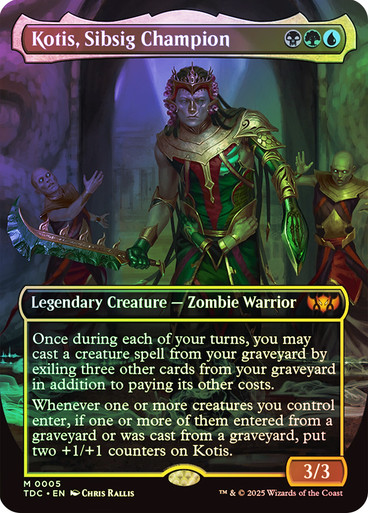 Kotis, Sibsig Champion (Borderless) Tarkir: Dragonstorm Commander (Foil)