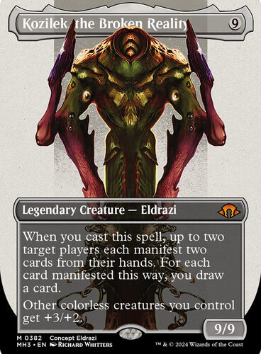 Kozilek, the Broken Reality (#382) (Borderless) Modern Horizons 3 - Variants
