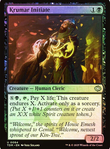 Krumar Initiate Tarkir: Dragonstorm (Foil)