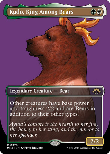KudoKingAmongBears376__05157 Kudo, King Among Bears (Borderless) Modern Horizons 3 - Variants