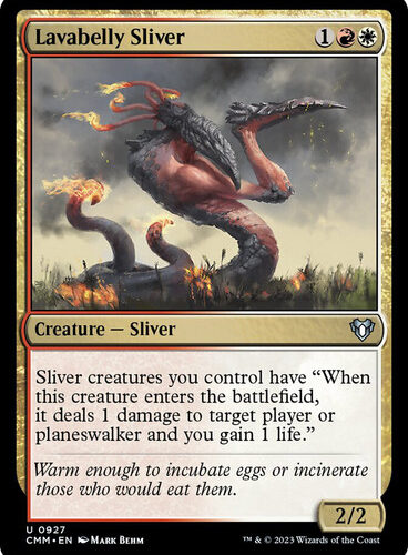 Lavabelly Sliver Commander Masters