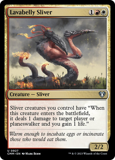 Lavabelly Sliver Commander Masters