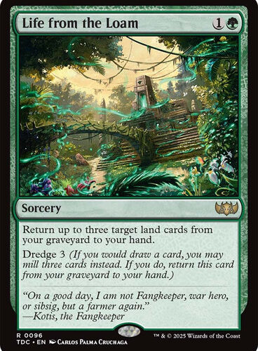 Life from the Loam Tarkir: Dragonstorm Commander