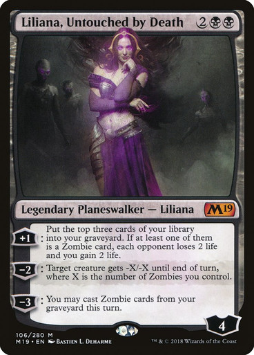 LilianaUntouchedByDeath__98884 Liliana, Untouched by Death Core Set 2019