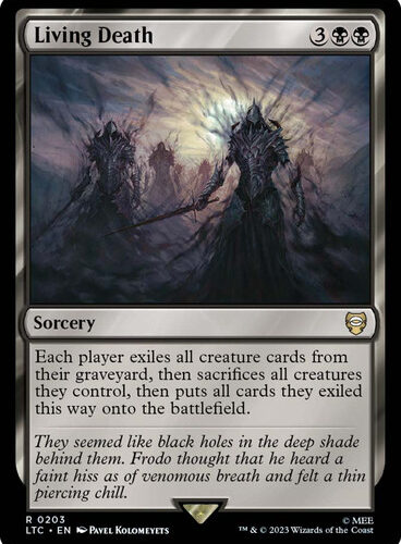 Living Death The Lord of the Rings Commander