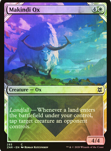 Makindi Ox (Showcase) Zendikar Rising - Variants (Foil)