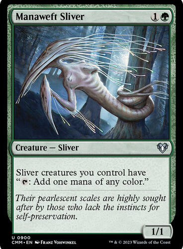 Manaweft Sliver Commander Masters