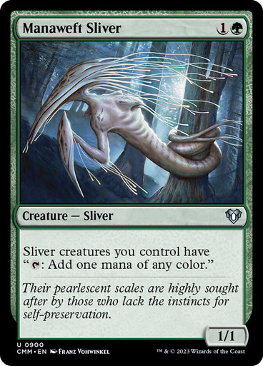 Manaweft Sliver Commander Masters