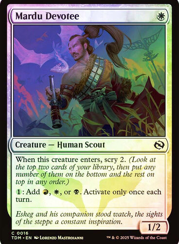 MarduDevotee__18688 Mardu Devotee Tarkir: Dragonstorm (Foil)