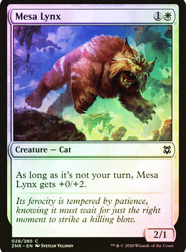 Mesa Lynx Zendikar Rising (Foil)