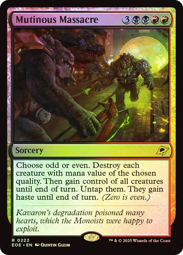 Mutinous Massacre Edge of Eternities (Foil)
