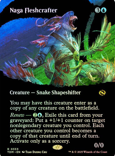 Naga Fleshcrafter (Borderless) Tarkir: Dragonstorm (Foil)