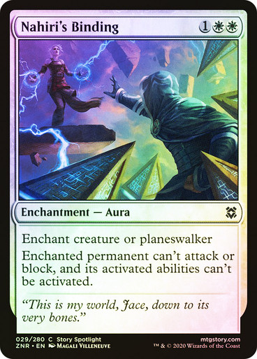 Nahiri's Binding Zendikar Rising (Foil)