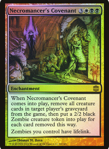 Version en Español Necromancer's Covenant Alara Reborn (Foil)