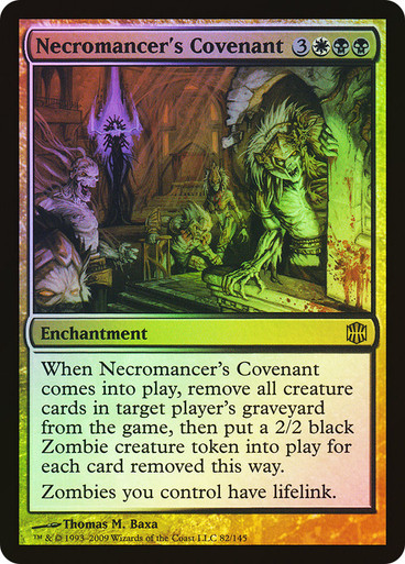 NecromancersCovenant__35594 Version en Español Necromancer's Covenant Alara Reborn (Foil)
