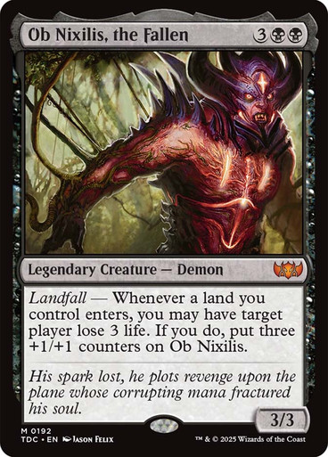 Ob Nixilis, the Fallen Tarkir: Dragonstorm Commander