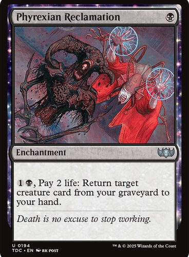Phyrexian Reclamation Tarkir: Dragonstorm Commander