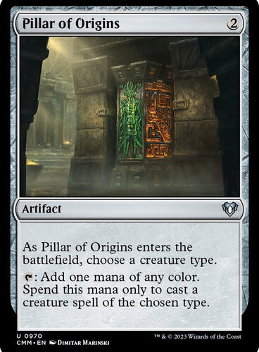 Pillar of Origins Commander Masters