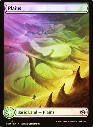 Plains272__03782 Plains (#272) (Full Art) Tarkir: Dragonstorm (Foil)