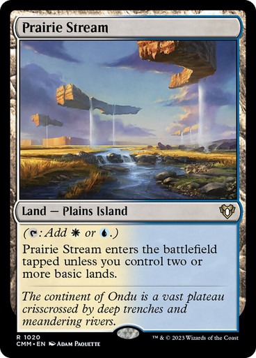 Prairie Stream Commander Masters
