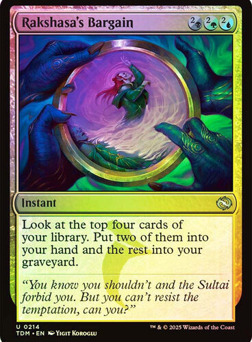Rakshasa's Bargain Tarkir: Dragonstorm (Foil)