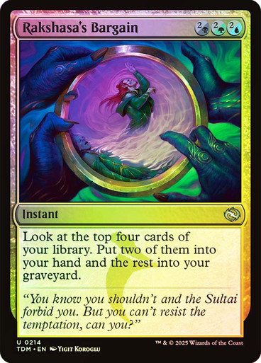 Rakshasa's Bargain Tarkir: Dragonstorm (Foil)