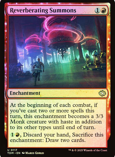 Reverberating Summons Tarkir: Dragonstorm (Foil)