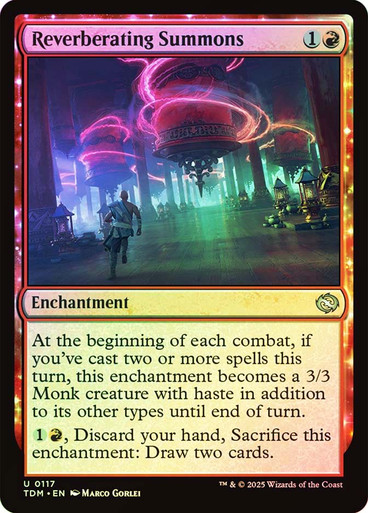 Reverberating Summons Tarkir: Dragonstorm (Foil)