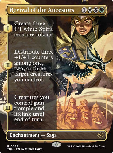 RevivalOfTheAncestors389__75850 Revival of the Ancestors (Borderless) Tarkir: Dragonstorm