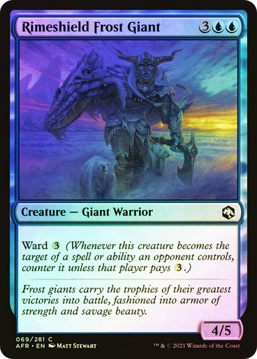 Rimeshield Frost Giant Adventures in the Forgotten Realms (Foil)