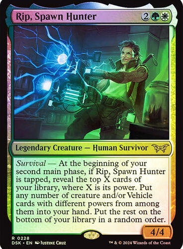 RipSpawnHunter__65352 Rip, Spawn Hunter Duskmourn: House of Horror (Foil)