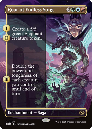 Roar of Endless Song (Borderless) Tarkir: Dragonstorm