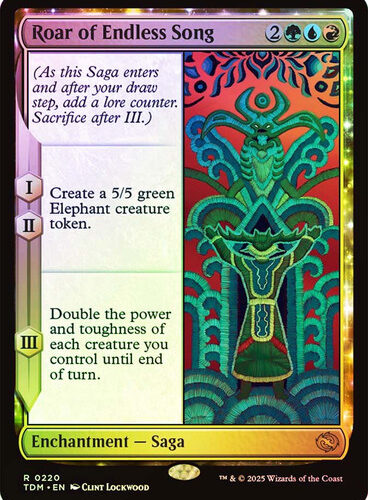 RoarOfEndlessSong__25679 Roar of Endless Song Tarkir: Dragonstorm (Foil)