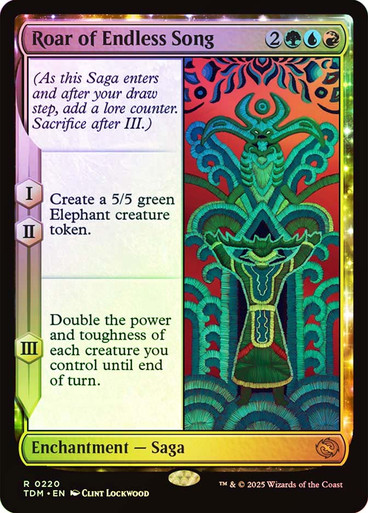 Roar of Endless Song Tarkir: Dragonstorm (Foil)