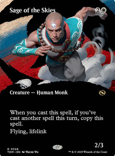 Sage of the Skies (Borderless) Tarkir: Dragonstorm