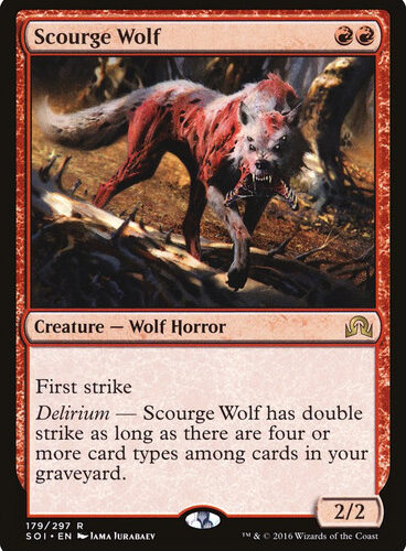 ScourgeWolf__84574 Scourge Wolf Shadows over Innistrad