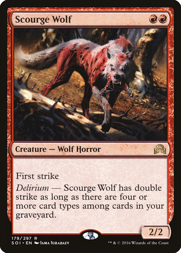 ScourgeWolf__84574 Scourge Wolf Shadows over Innistrad