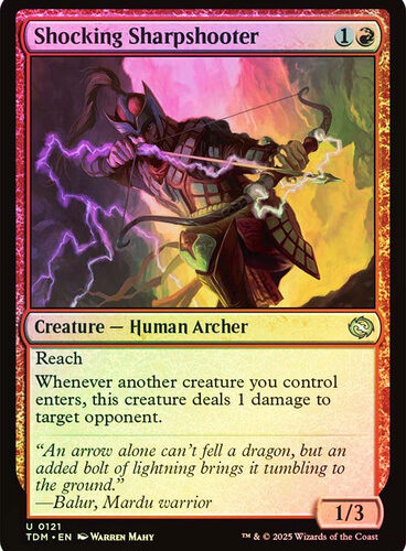 Shocking Sharpshooter Tarkir: Dragonstorm foil