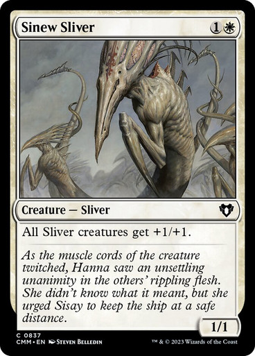 Sinew Sliver Commander Masters
