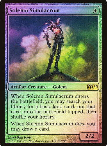 Solemn Simulacrum Magic 2012 (Foil)