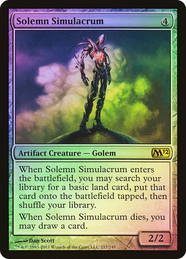 Solemn Simulacrum Magic 2012 (Foil)