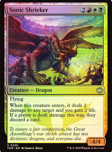 Sonic Shrieker Tarkir: Dragonstorm (Foil)