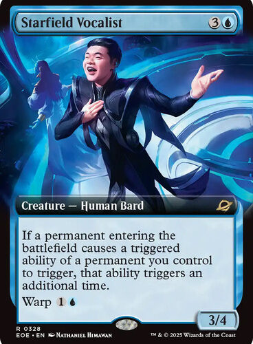 Starfield Vocalist (#328) (Extended Art) Edge of Eternities