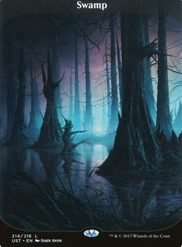 Swamp (#214) (Full Art) Unstable
