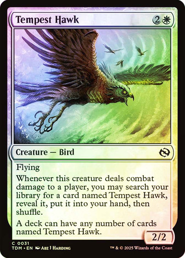 TempestHawk__60766 Tempest Hawk Tarkir: Dragonstorm (Foil)