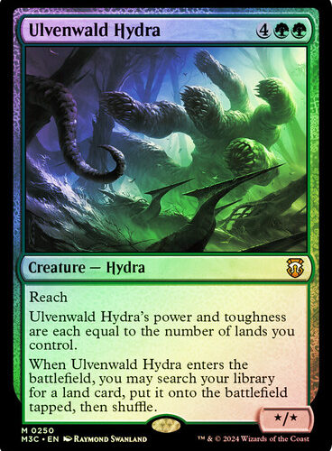 UlvenwaldHydra__50536 Ulvenwald Hydra (Ripple Foil) Modern Horizons 3 Commander - Alternate Foil (Foil)