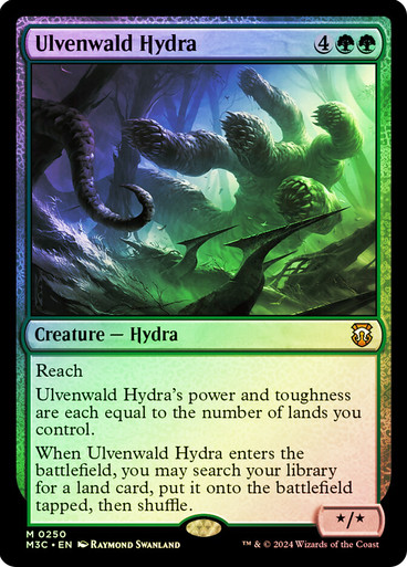 UlvenwaldHydra__50536 Ulvenwald Hydra (Ripple Foil) Modern Horizons 3 Commander - Alternate Foil (Foil)
