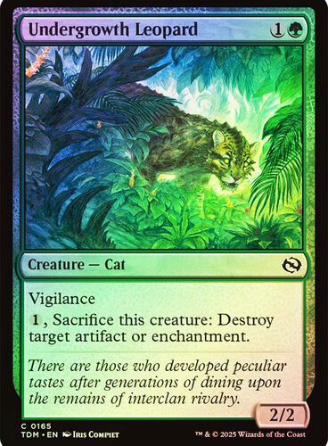 Undergrowth Leopard Tarkir: Dragonstorm (Foil)