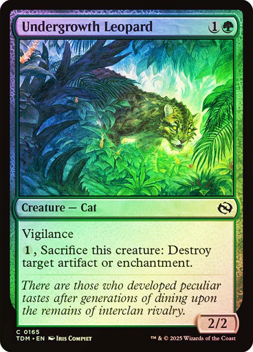 UndergrowthLeopard__79651 Undergrowth Leopard Tarkir: Dragonstorm (Foil)